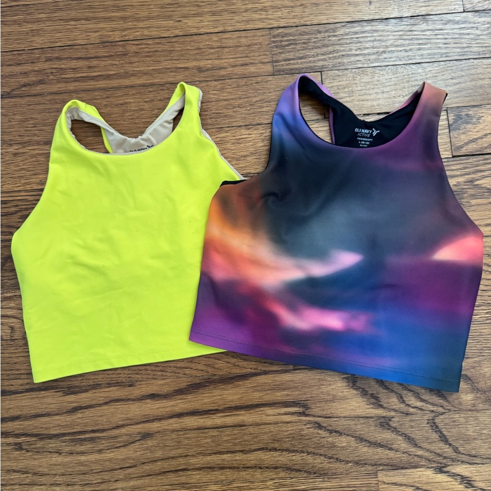 Old Navy Active PowerSoft Longline Sport Bras